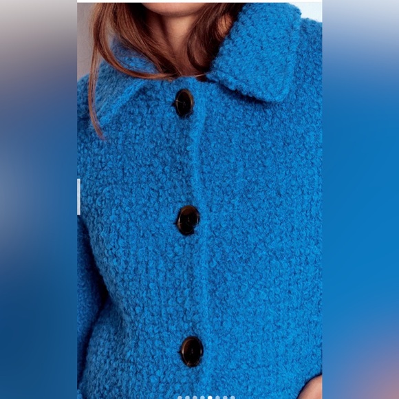 Boden Carlisle Textured Coat
Cobalt Blue Size US-6 UK-10 NWT - Picture 4 of 8